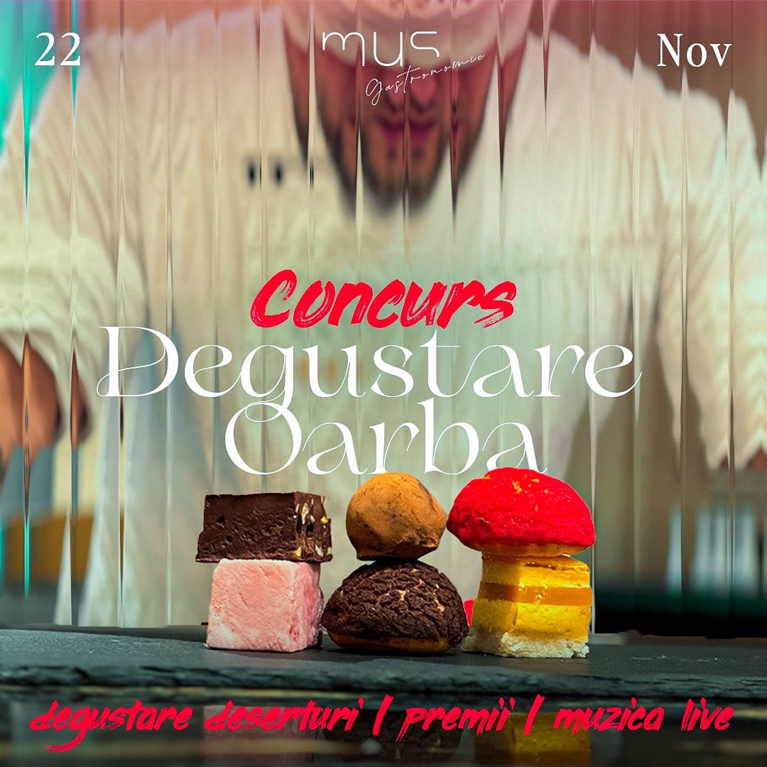 22 noiembrie, 20:00 - MUS Gastronomic // Degustare Oarbă